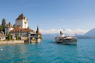 Svizzera, battello lago di Thun