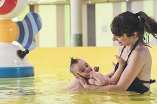 Autunno al Cavallino Bianco di Ortisei, piscina baby