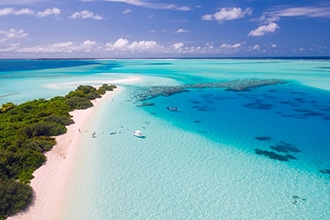 Maldive con bambini, panoramica