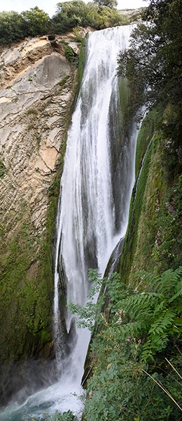 Il parco di Villa Gregoriana a Tivoli con i bambini, grande cascata