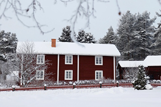 Babbo Natale in Svezia, il paesaggio di Siljan