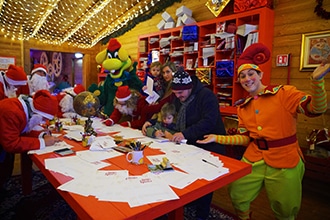 Gardaland Magic Winter, la sala delle letterine di Natale