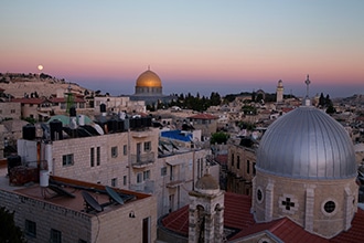 Gerusalemme con bambini, la Moschea