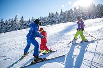 Vacanze neve Paganella, lezioni di sci per bambini