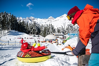 Vacanze neve Paganella, divertimento ai parchi gioco