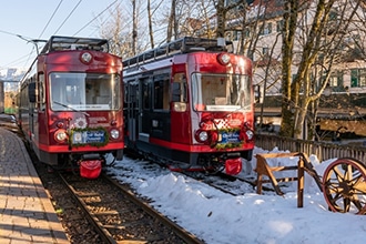 Inverno sul Renon con i bambini, il trenino