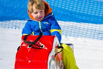 La skiarea di Pila, il Fun Park