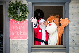 La nuova Spa per famiglie del family hotel Mirtillo Rosso e Babbo Natale