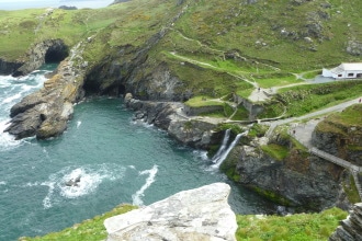 Tintagel Castle in Cornovaglia