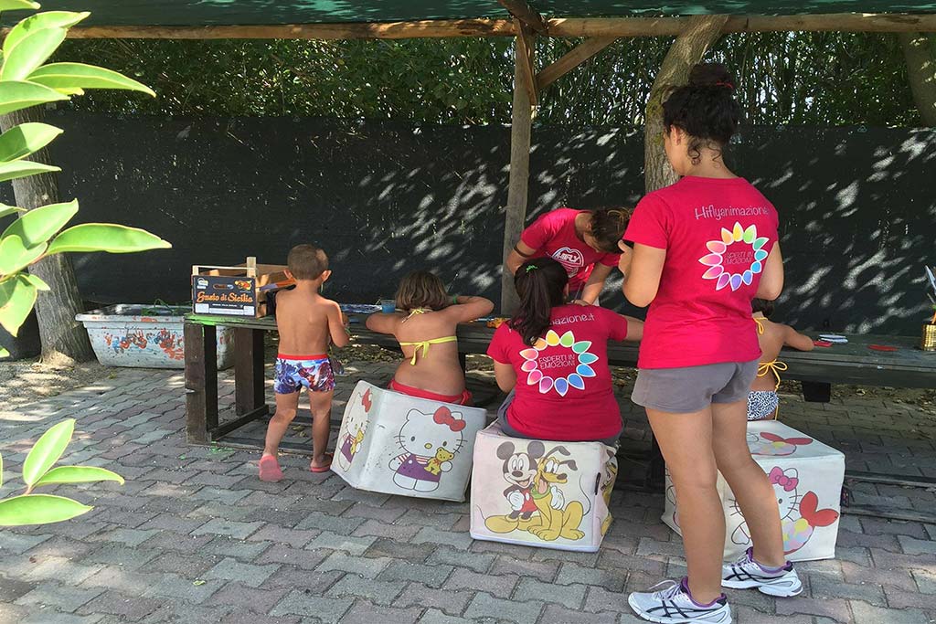 Pineto Beach villaggio e campeggio per bambini in Abruzzo, animazione