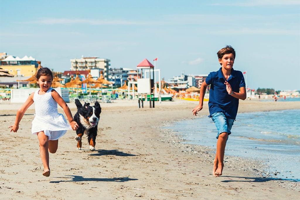 Hotel Mexico per bambini a Torre Pedrera, spiaggia pet friendly