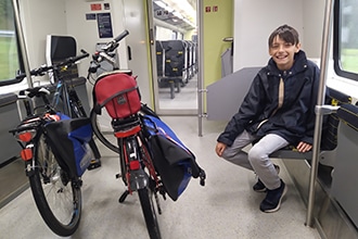 Interrail con bambini, pista ciclabile lungo il Danubio