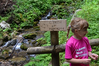 Mini guida trekking con bambini