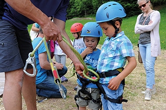 Val Gardena con bambini d'estate, parco avventura Col de Flam