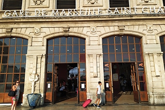 Interrail con bambini, Francia, stazione di Marsiglia