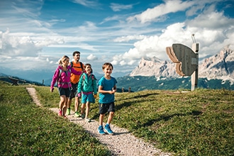 Alta Badia con bambini, passeggiate in quota, foto di molography