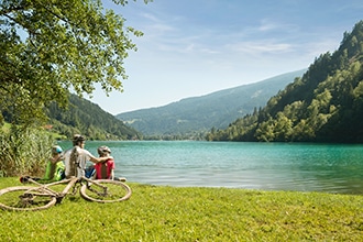 Carinzia d'estate con i bambini, Afritzersee in bici