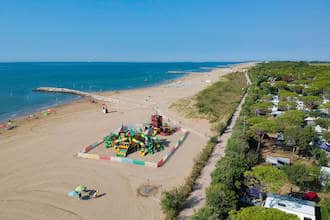 Union Lido spiaggia con i castelli per i bambini