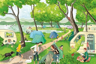 Camping, recensione del libro per bambini