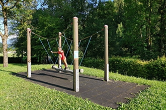 Lago di Ledro con i bambini in estate, aree gioco