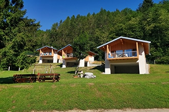 Lago di Ledro con i bambini in estate, Villaggio Val Molini