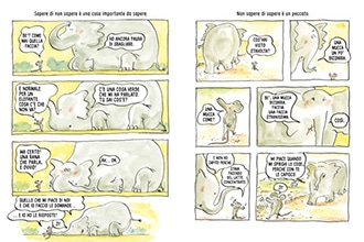 Libro a fumetti Grolefante e topolino, recensione