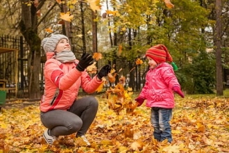 Foliage con i bambini