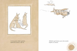 Recensione del libro per bambini Adelaide, canguro volante