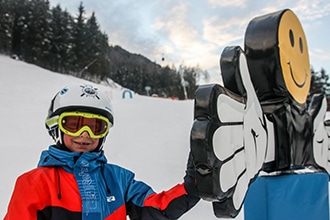 Val Gardena in inverno con i bambini, snowpark Furdenan