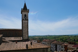 Museo Leonardiano di Vinci, panorama dalla terrazza del Castello Conti Guidi