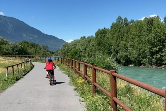 Piste ciclabili per bambini in Italia Ciclabile della Valtellina