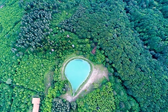 Cammino Kalabria coast to coast in Calabria con i bambini, panoramica drone