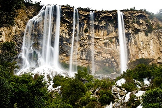 Ogliastra con bambini, cascata Lequarci