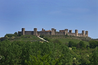 Cammini con bambini, Monteriggioni sulla Via Francigena