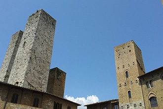 Francigena toscana con bambini, San Giminiano