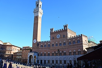 Francigena toscana con bambini, Siena