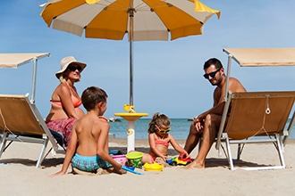 Bellaria Igea Marina per bambini, spiaggia