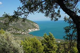 Vieste con bambini, la natura alle spalle della costa