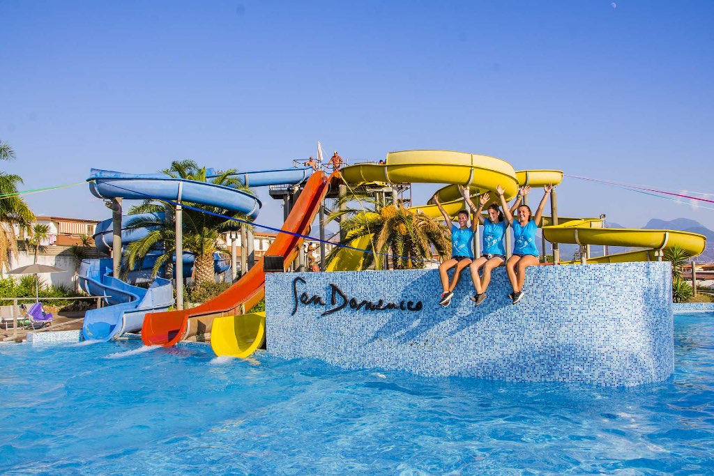 Family Hotel San Domenico a Scalea in Calabria, acquapark e scivoli