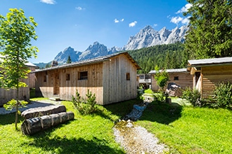 Glamping per famiglie, Alto Adige, Caravan Park Sexten