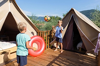 Glamping per famiglie, Vallicella Resort