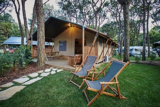 Glamping per famiglie, Camping mediterraneo in Veneto