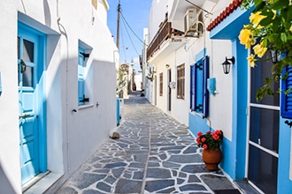 Naxos con bambini, Kastro village