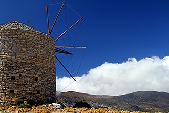 Naxos con bambini, mulino