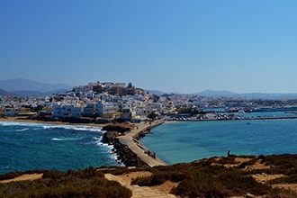 Naxos con bambini, città di Naxos