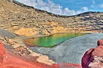 Lanzarote con bambini, il lago verde