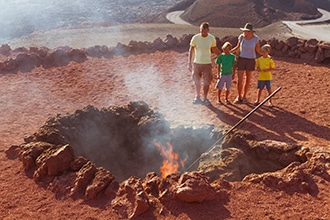 Lanzarote con bambini, il vulcano Timanfaya