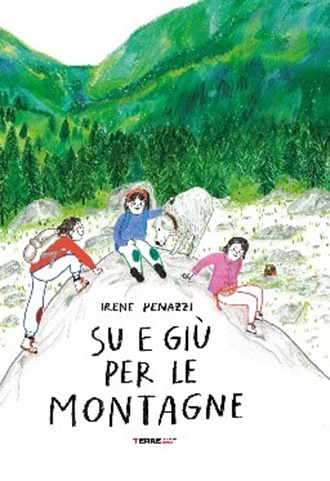 Su e giù per le montagne, la copertina del libro