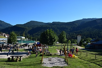 La Lunga Via delle Dolomiti in bici in famiglia, Happy Park