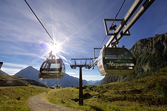 Monterosa con bambini, cabinovia Alagna